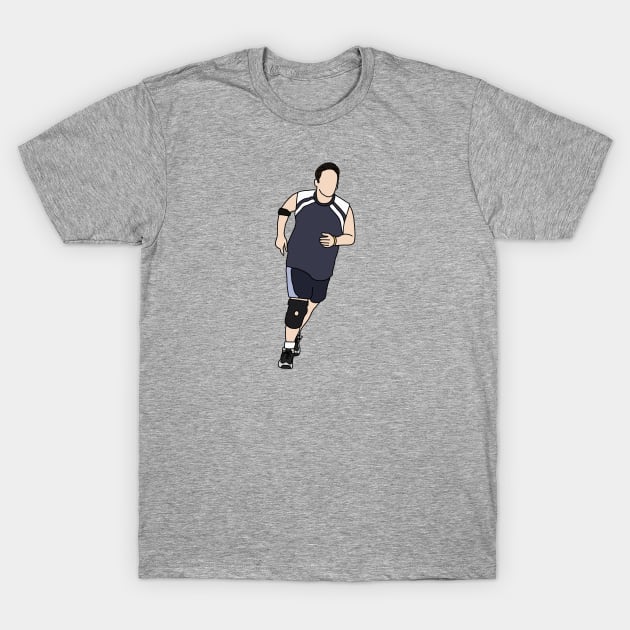 Michael Scott Basketball T-Shirt by Eclipse in Flames